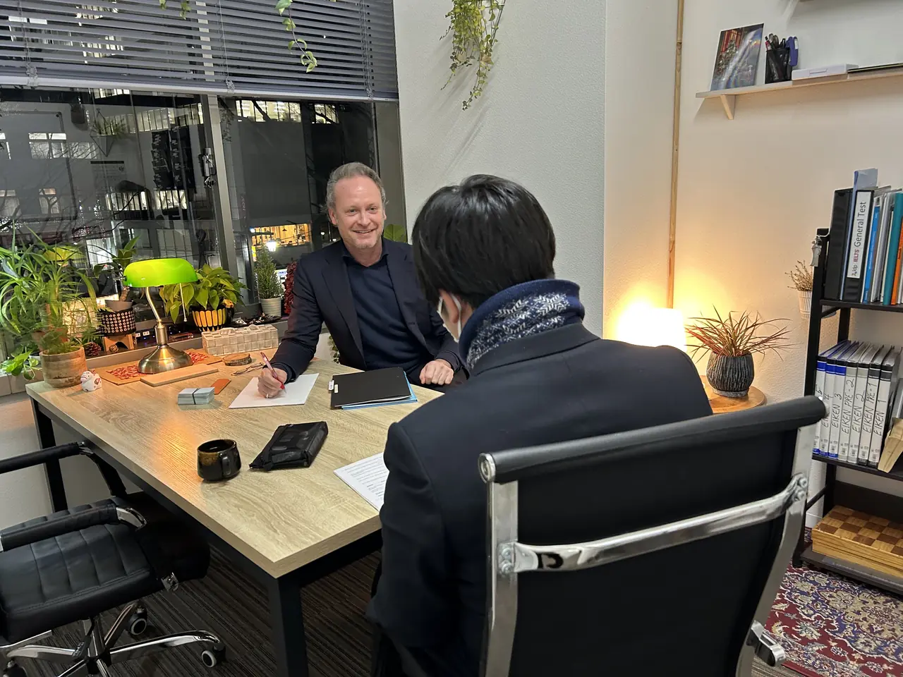 Seiさんと講師の教室での様子
